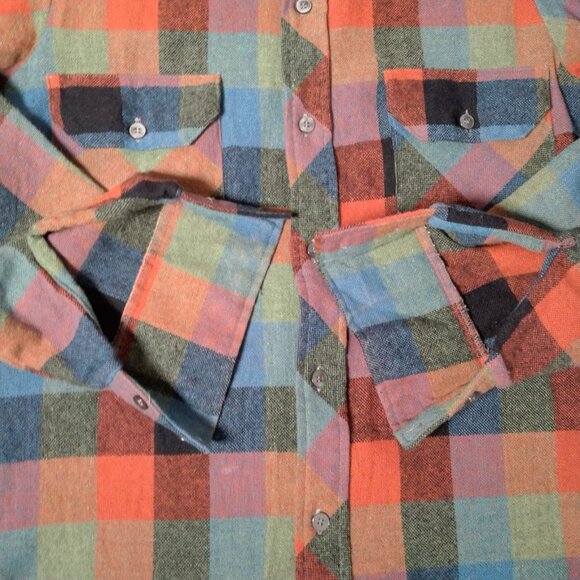 Vintage Dee Cee Rappers Shirt Small 14-14 1/2 Woven Wool Blend Earthy Grandpa - Picture 12 of 16